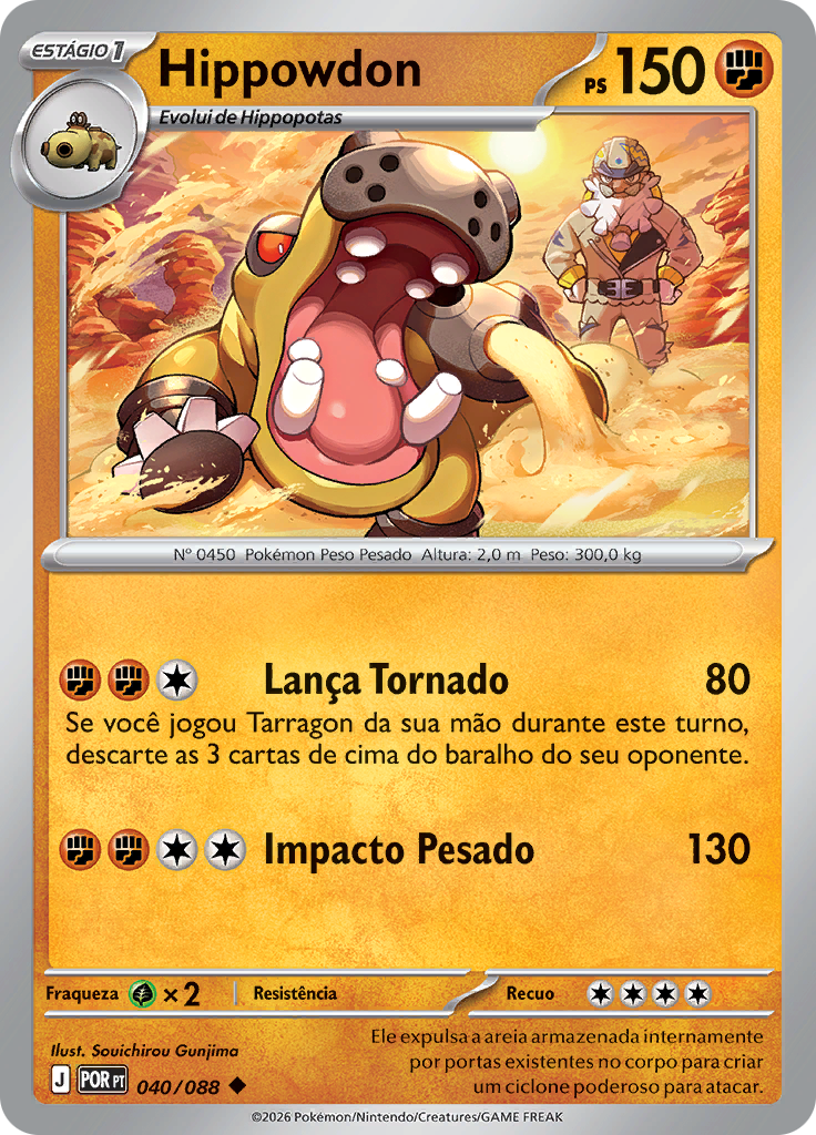 Hippowdon (Reverse Holo)
