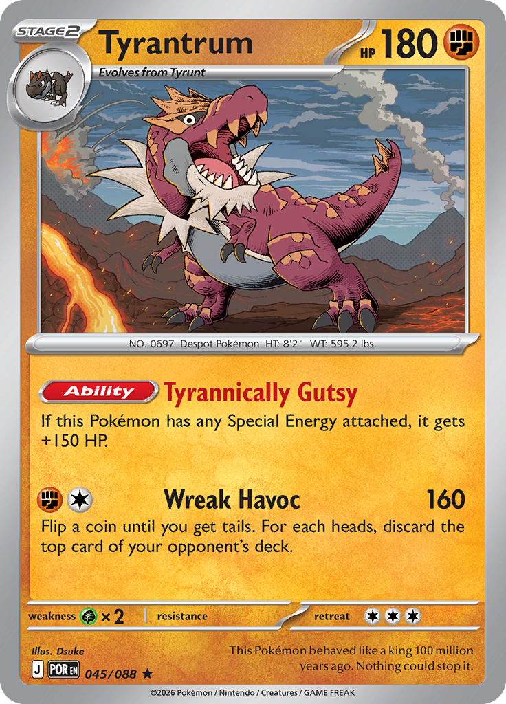 Tyrantrum (Reverse Holo)