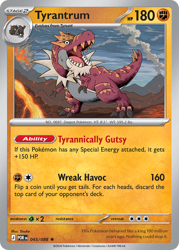 Tyrantrum (Reverse Holo)