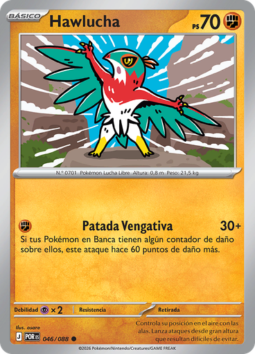 Hawlucha (Reverse Holo)