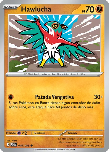 Hawlucha (Reverse Holo)