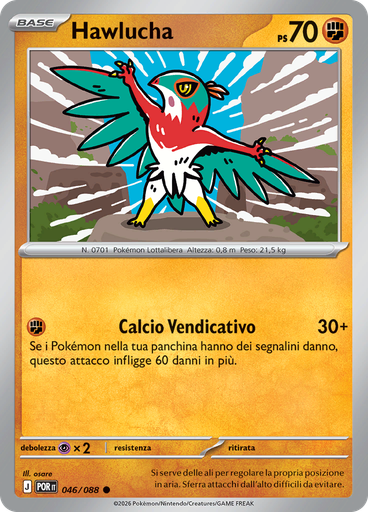 Hawlucha (Reverse Holo)