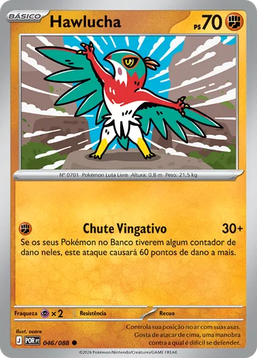 Hawlucha (Reverse Holo)