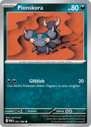 Pionskora (Reverse Holo)