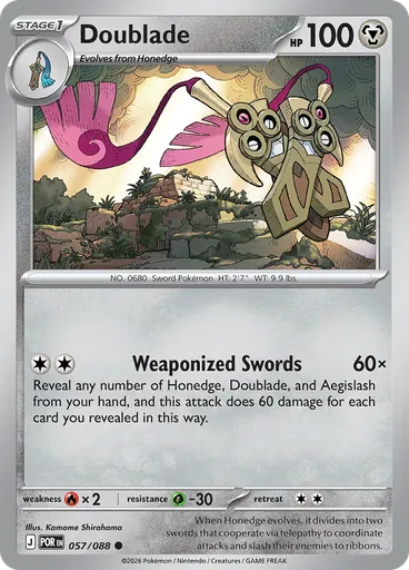 Doublade (Reverse Holo)