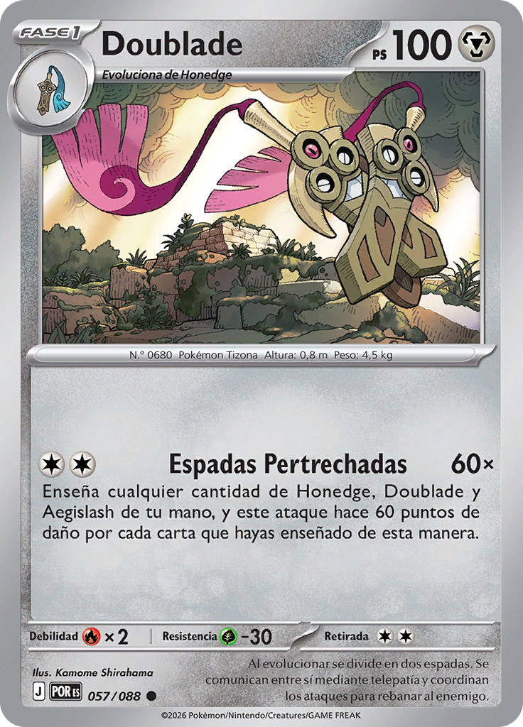Doublade (Reverse Holo)