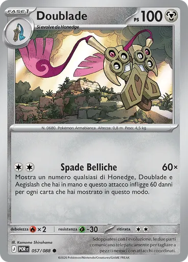 Doublade (Reverse Holo)