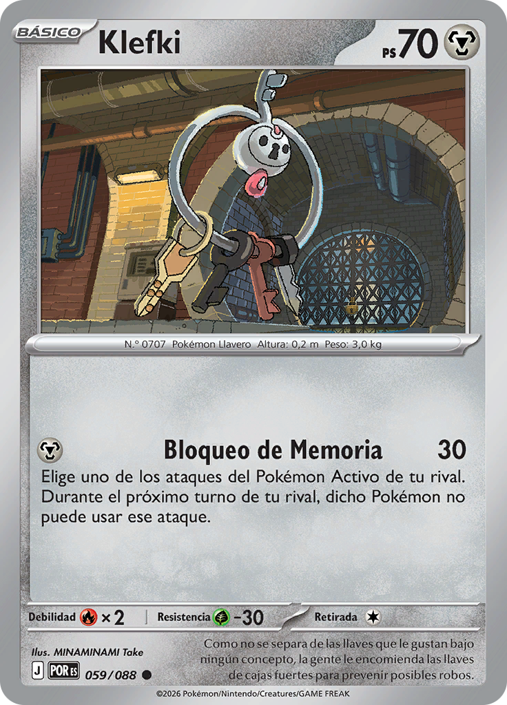Klefki (Reverse Holo)