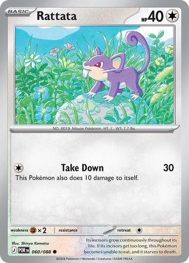 Rattata (Reverse Holo)