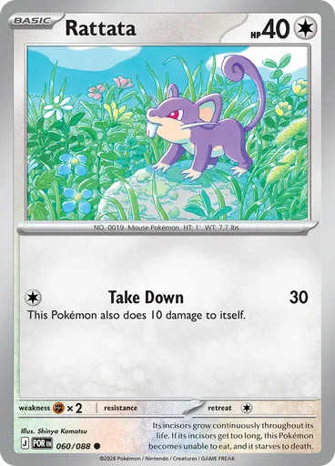 Rattata (Reverse Holo)