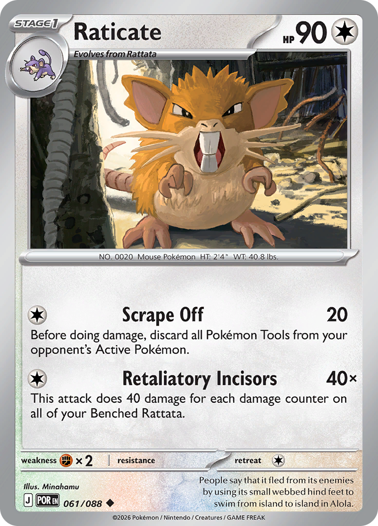 Raticate (Reverse Holo)