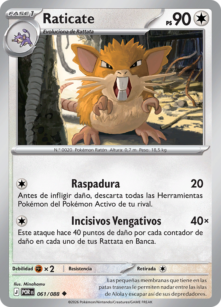 Raticate (Reverse Holo)
