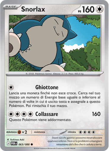 Snorlax (Reverse Holo)