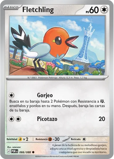 Fletchling (Reverse Holo)