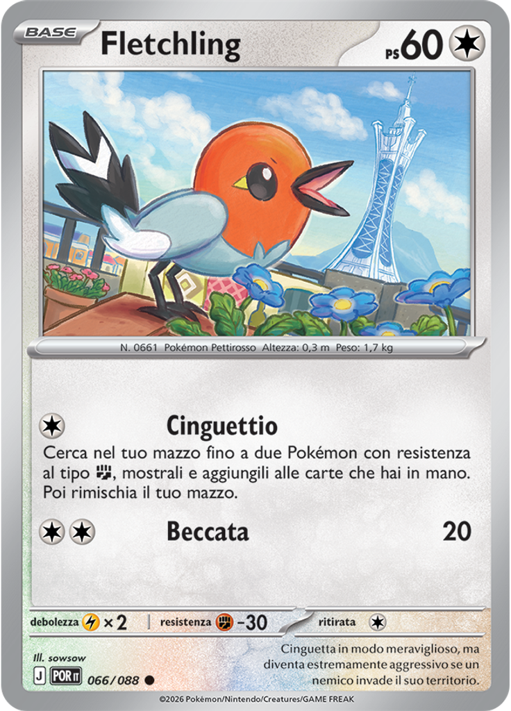Fletchling (Reverse Holo)