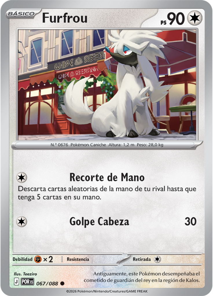 Furfrou (Reverse Holo)