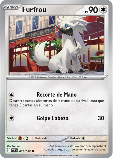 Furfrou (Reverse Holo)