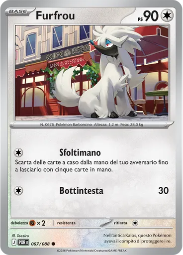 Furfrou (Reverse Holo)