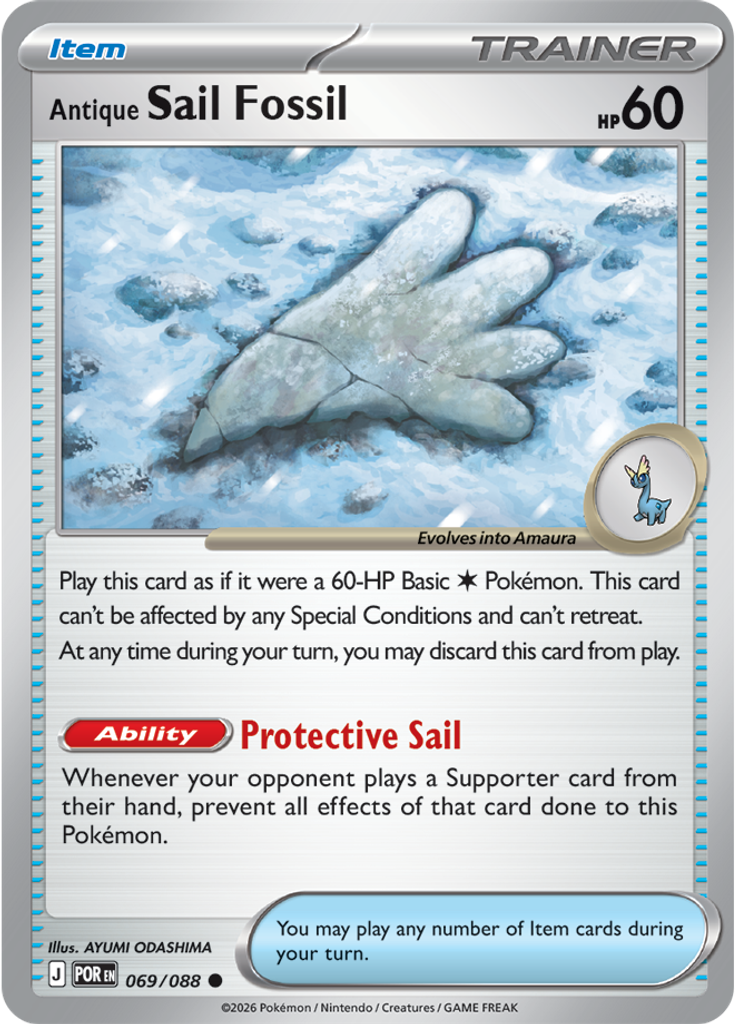 Antique Sail Fossil (Reverse Holo)