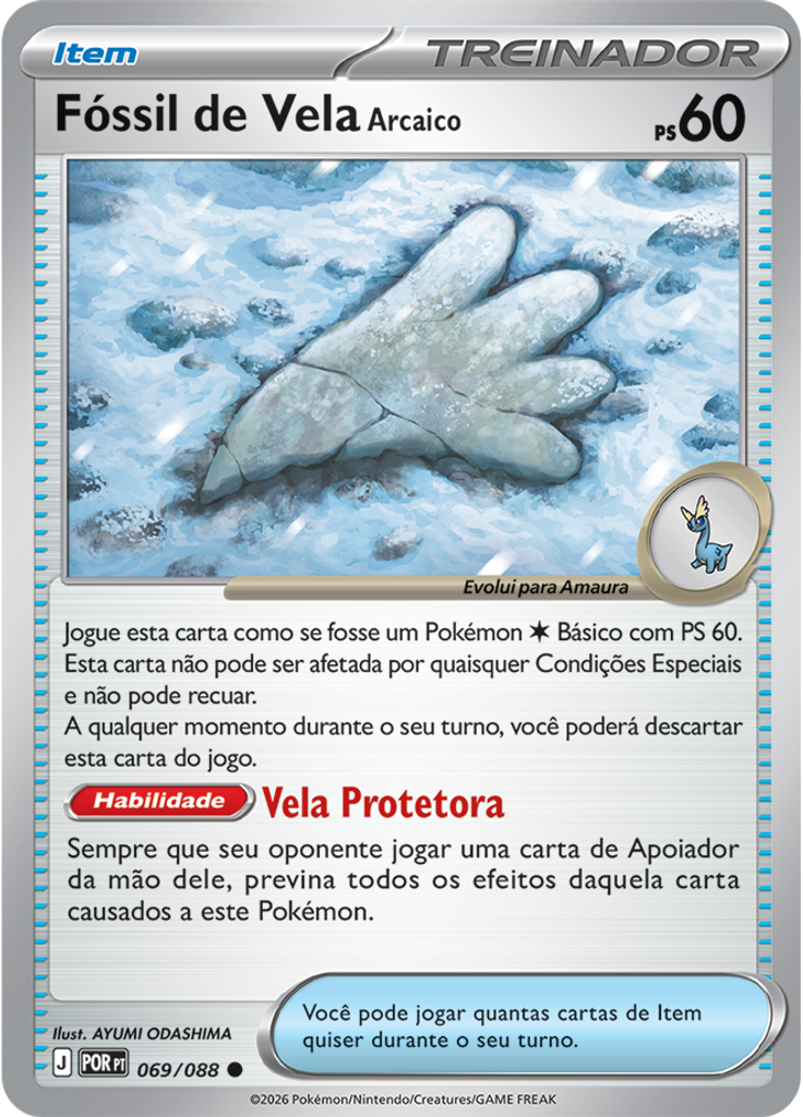 Fóssil de Vela Arcaico (Reverse Holo)