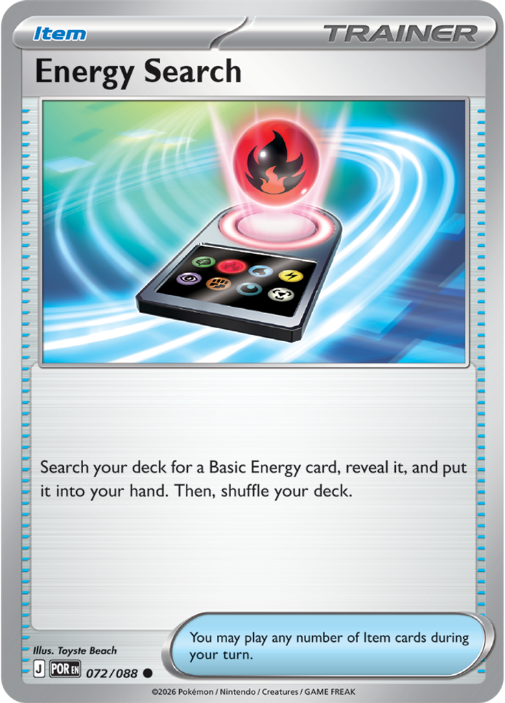 Energy Search (Reverse Holo)