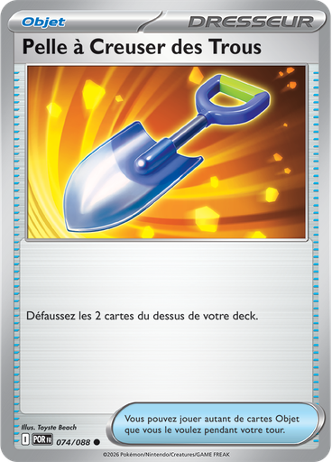 Pelle à Creuser des Trous