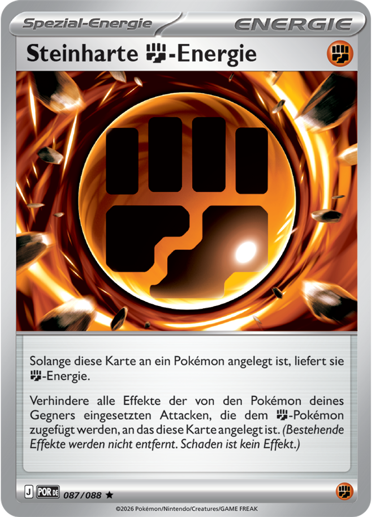 Steinharte Fighting-Energie