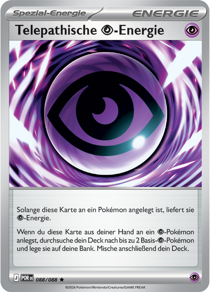 Telepathische Psychic-Energie (Reverse Holo)