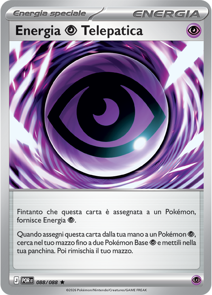 Energia Psychic Telepatica (Reverse Holo)