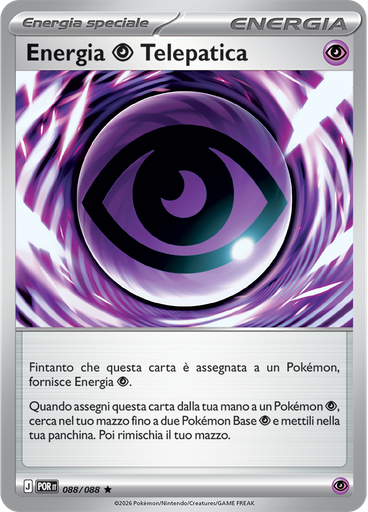 Energia Psychic Telepatica (Reverse Holo)