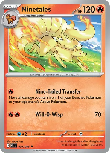 Ninetales (Reverse Holo)