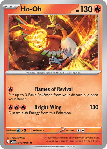 Ho-Oh (Reverse Holo)