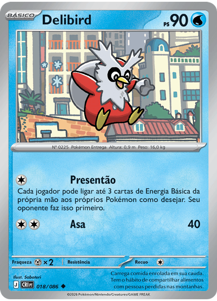 Delibird (Reverse Holo)