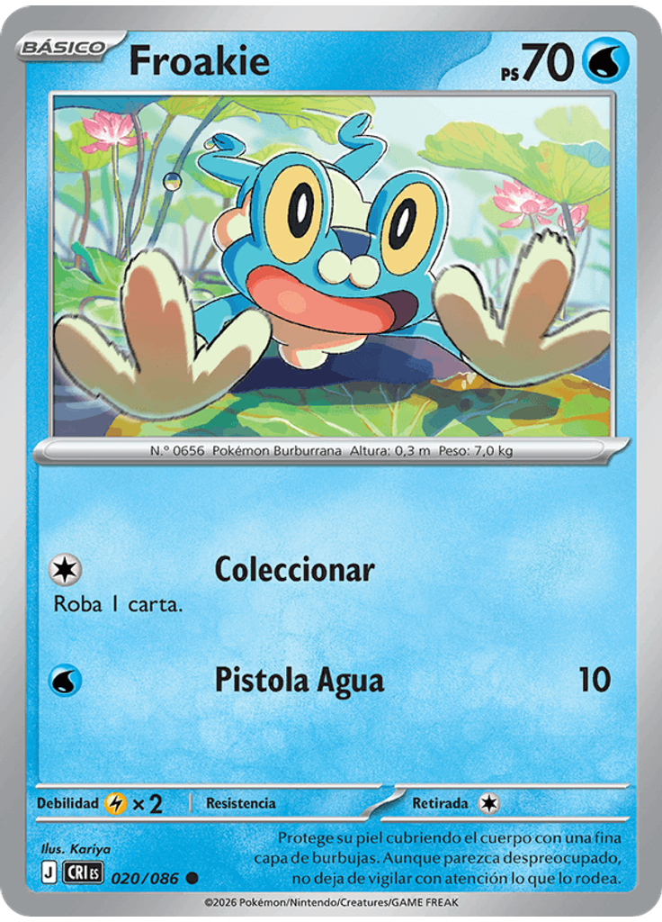 Froakie (Reverse Holo)