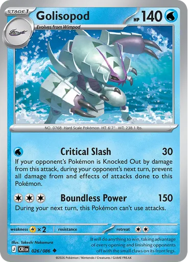Golisopod (Reverse Holo)