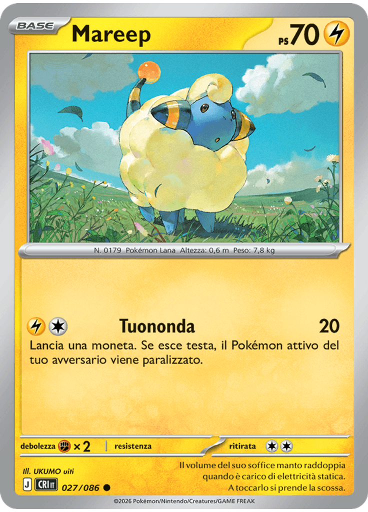 Mareep (Reverse Holo)