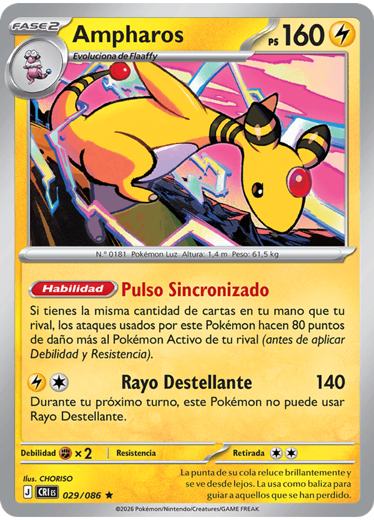 Ampharos (Reverse Holo)