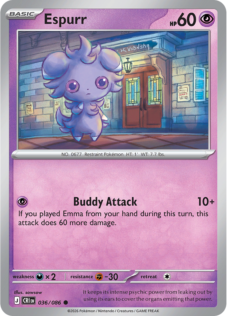 Espurr (Reverse Holo)