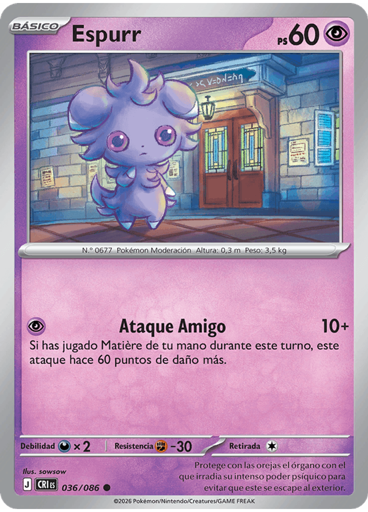 Espurr (Reverse Holo)