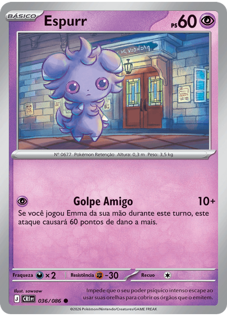 Espurr (Reverse Holo)