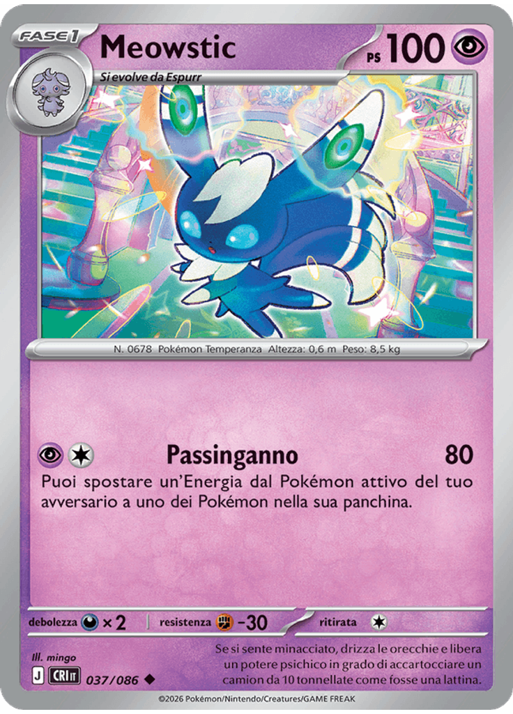 Meowstic (Reverse Holo)