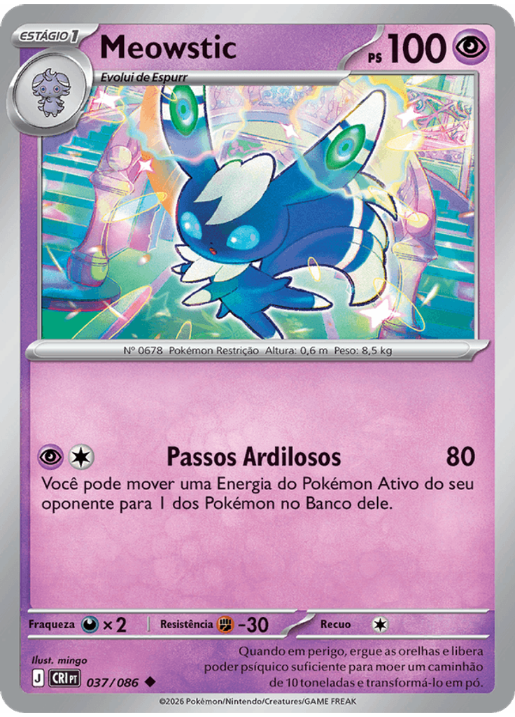 Meowstic (Reverse Holo)