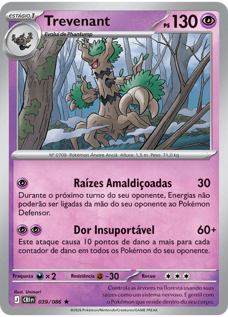 Trevenant (Reverse Holo)