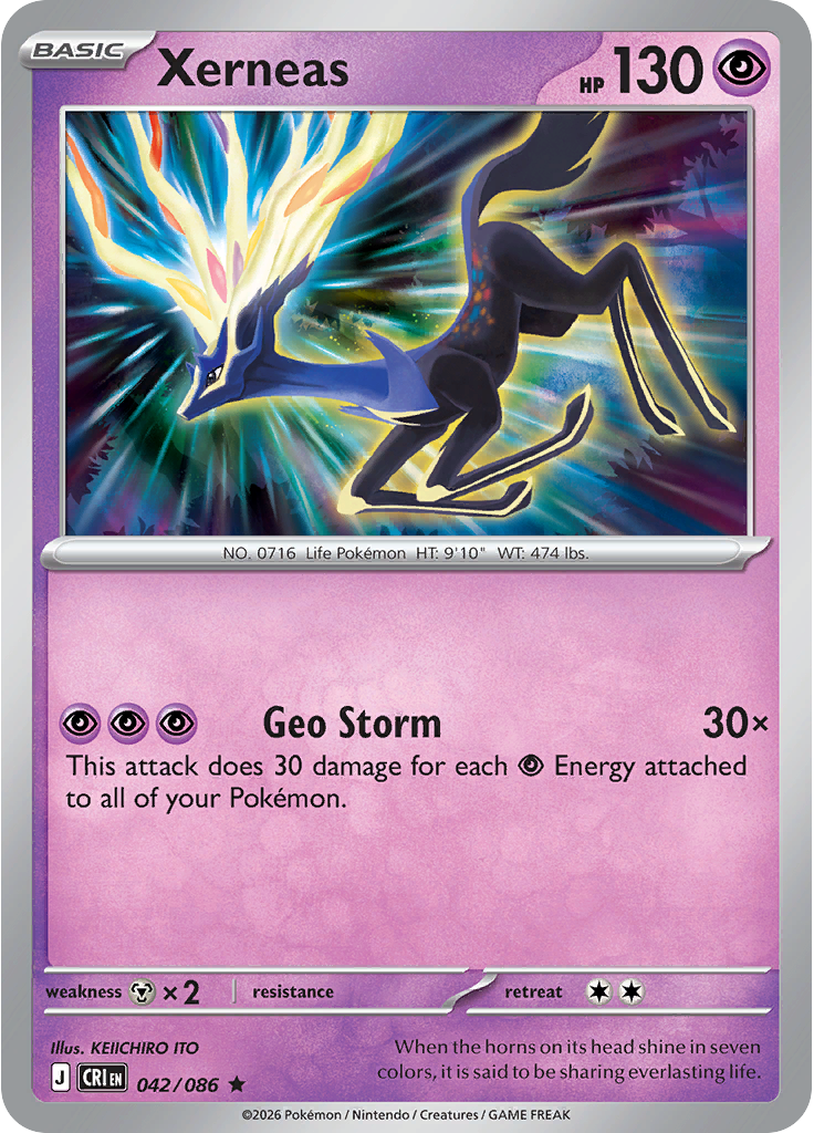 Xerneas (Reverse Holo)