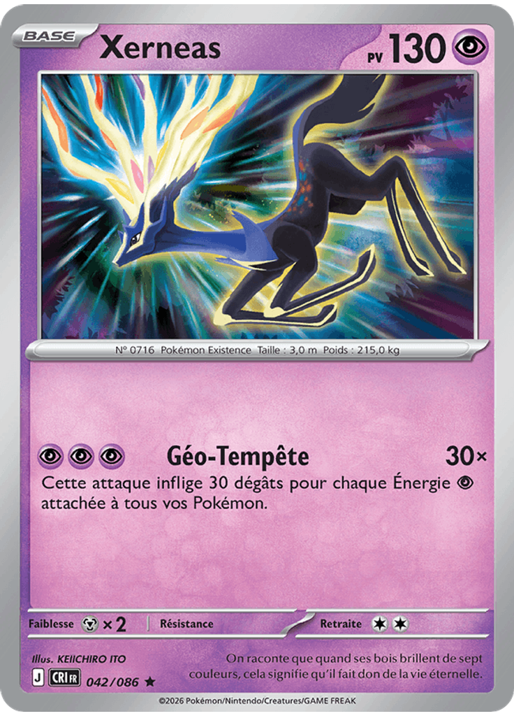 Xerneas (Reverse Holo)