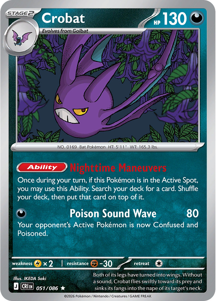 Crobat (Reverse Holo)