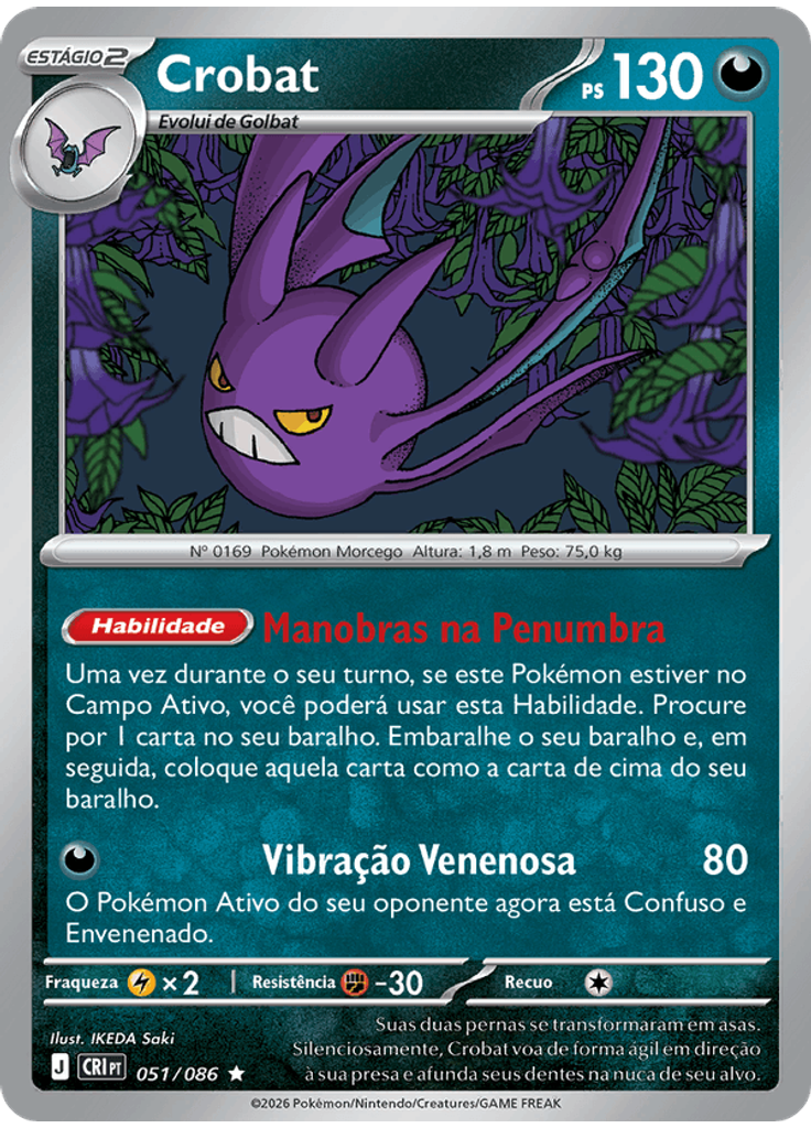 Crobat (Reverse Holo)