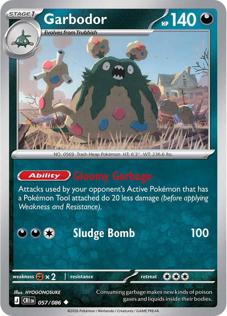 Garbodor (Reverse Holo)