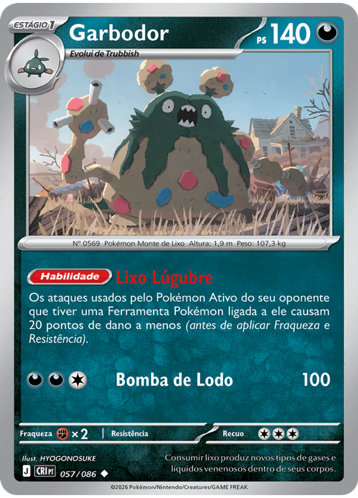 Garbodor (Reverse Holo)