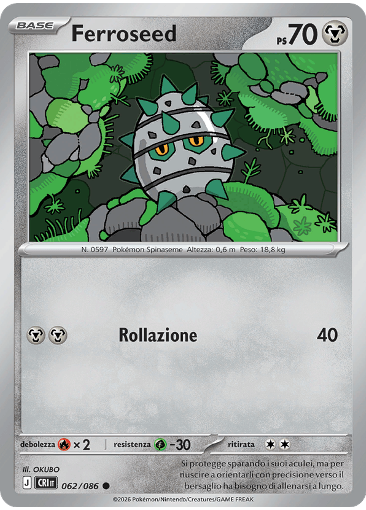 Ferroseed (Reverse Holo)